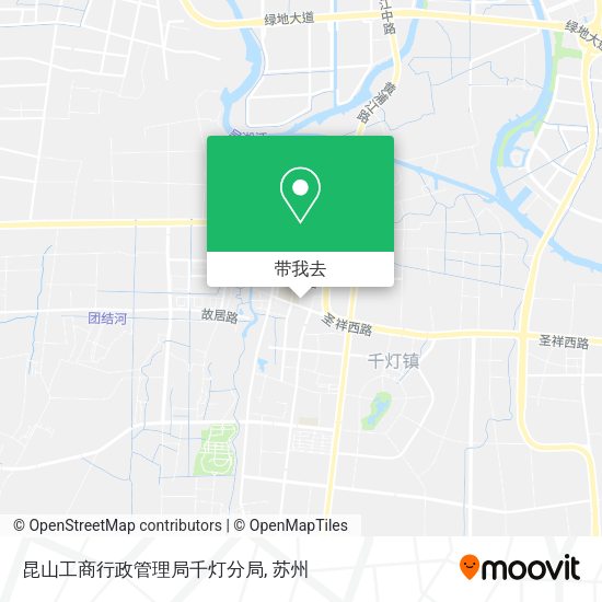 昆山工商行政管理局千灯分局地图
