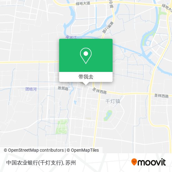 中国农业银行(千灯支行)地图