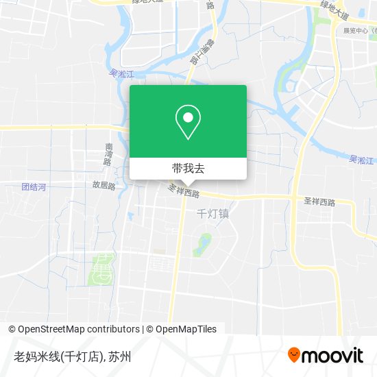 老妈米线(千灯店)地图