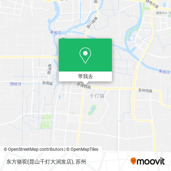 东方骆驼(昆山千灯大润发店)地图