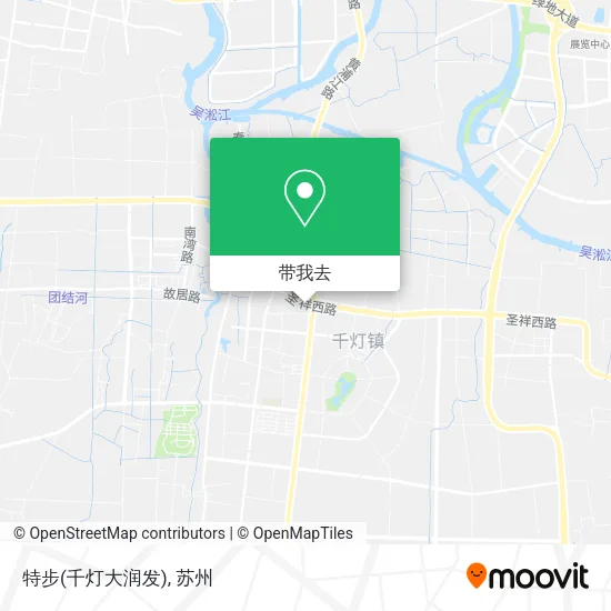 特步(千灯大润发)地图