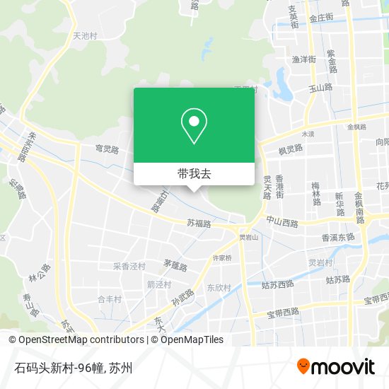 石码头新村-96幢地图