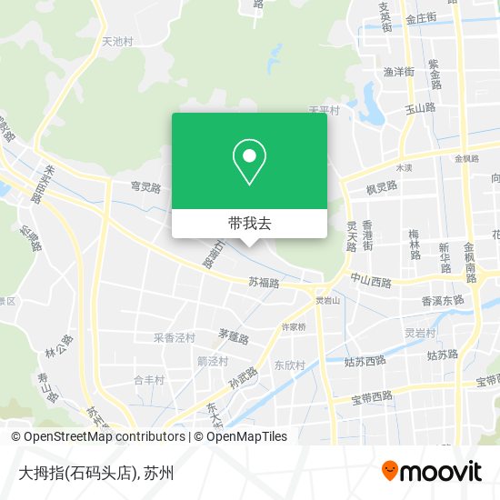 大拇指(石码头店)地图
