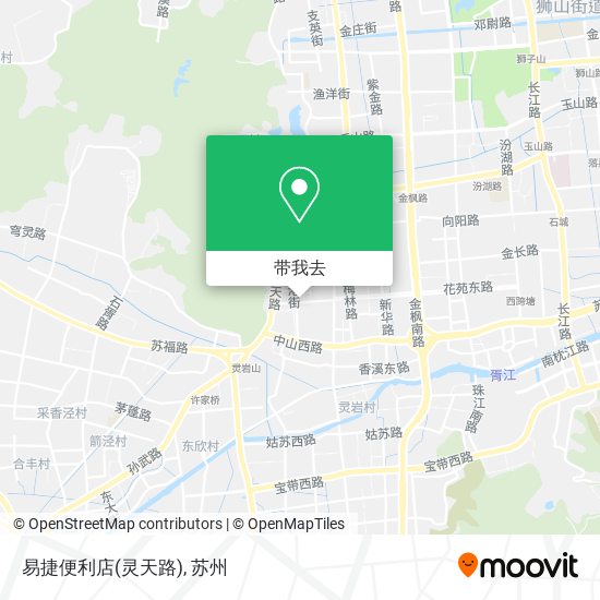 易捷便利店(灵天路)地图