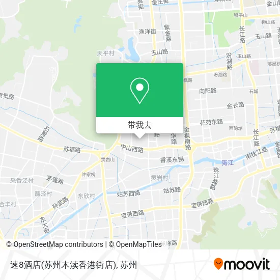 速8酒店(苏州木渎香港街店)地图