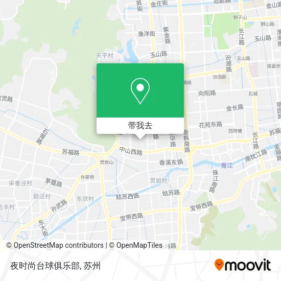 夜时尚台球俱乐部地图