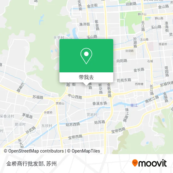 金桥商行批发部地图