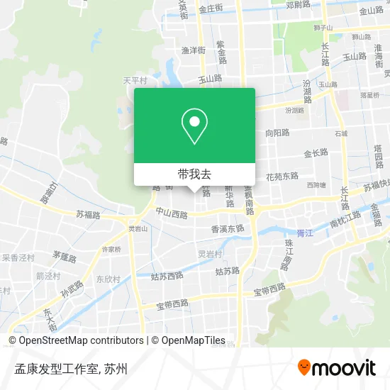 孟康发型工作室地图