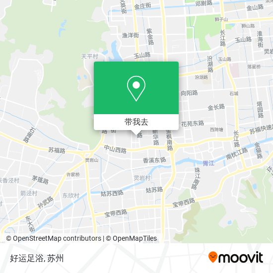 好运足浴地图