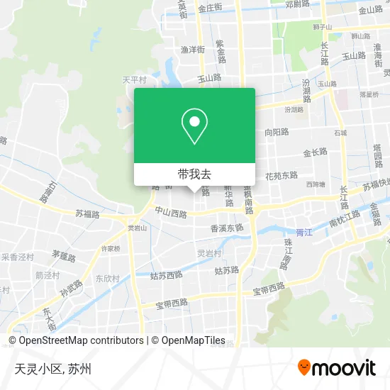 天灵小区地图