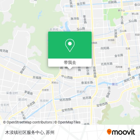 木渎镇社区服务中心地图