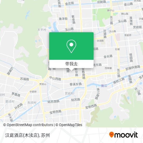 汉庭酒店(木渎店)地图