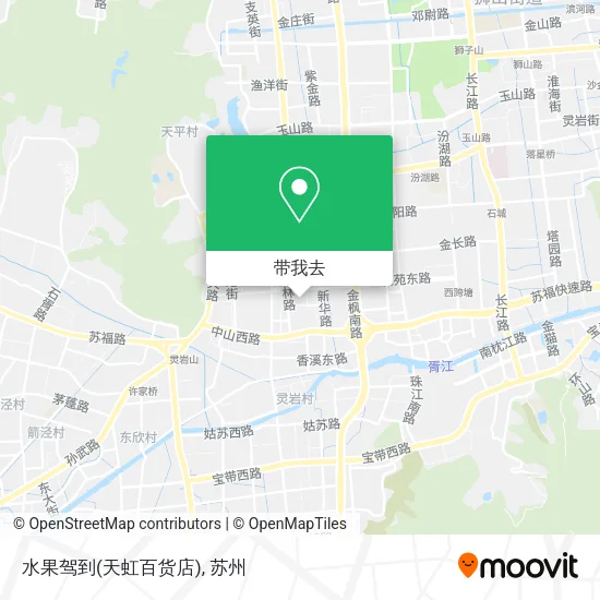 水果驾到(天虹百货店)地图