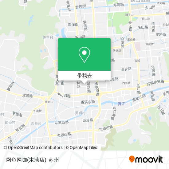 网鱼网咖(木渎店)地图