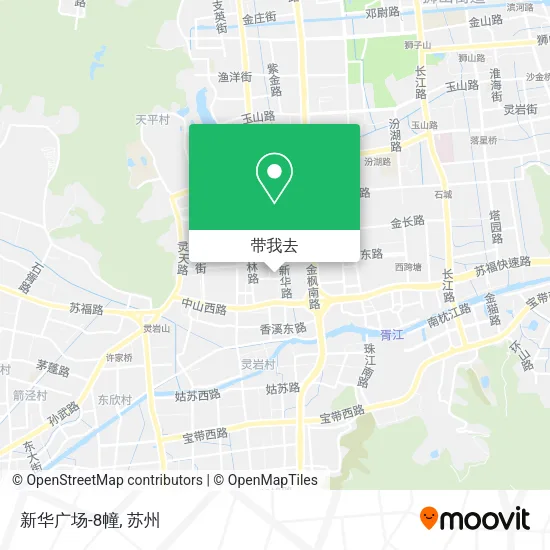 新华广场-8幢地图