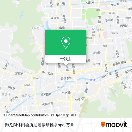 御龙阁休闲会所足浴按摩推拿spa地图