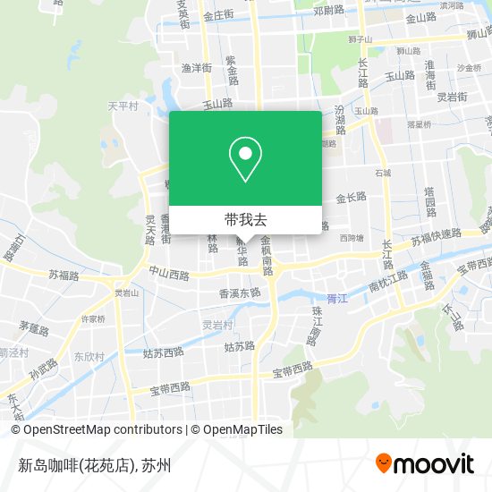 新岛咖啡(花苑店)地图