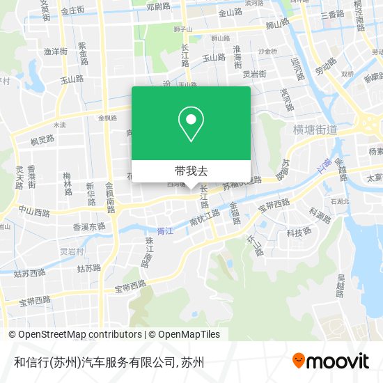 和信行(苏州)汽车服务有限公司地图