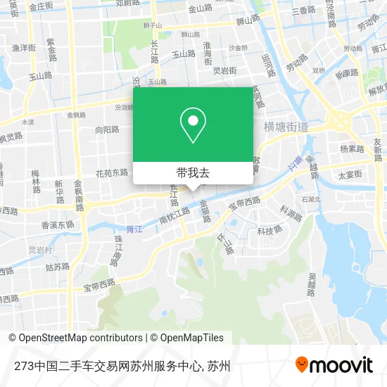 273中国二手车交易网苏州服务中心地图