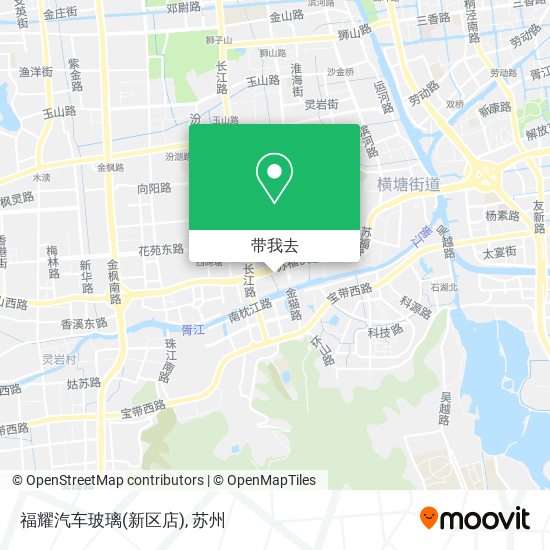 福耀汽车玻璃(新区店)地图