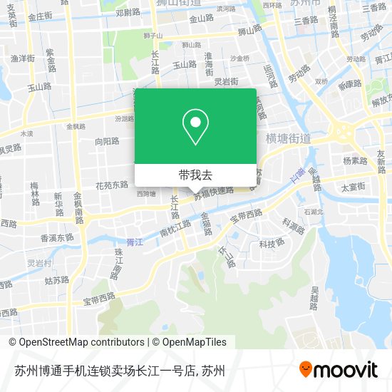 苏州博通手机连锁卖场长江一号店地图