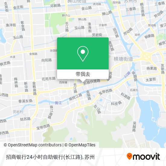 招商银行24小时自助银行(长江路)地图