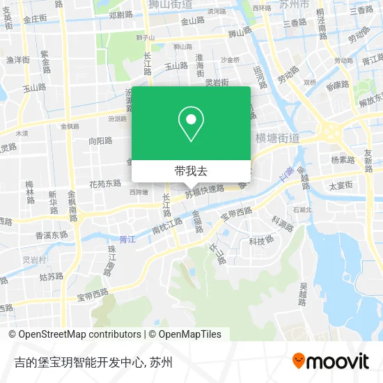 吉的堡宝玥智能开发中心地图
