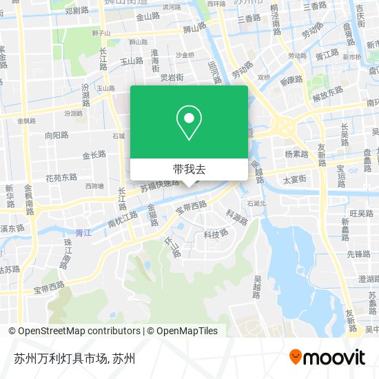 苏州万利灯具市场地图