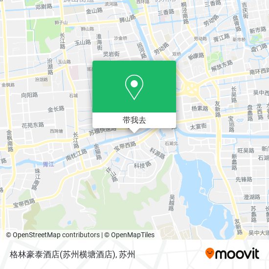 格林豪泰酒店(苏州横塘酒店)地图