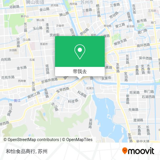 和怡食品商行地图