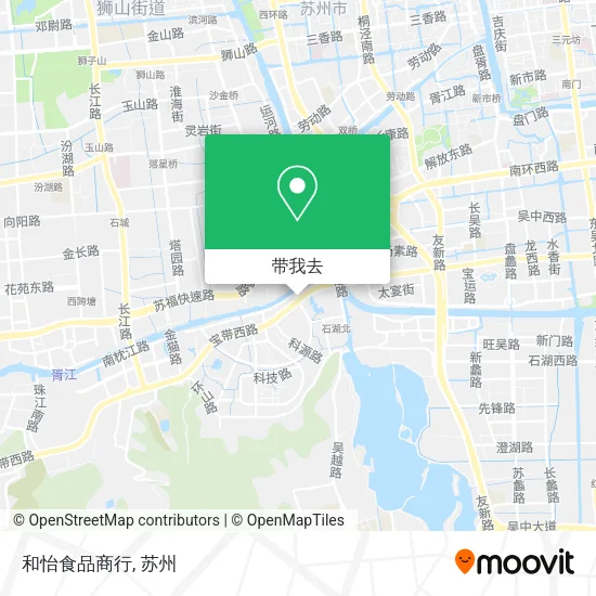 和怡食品商行地图