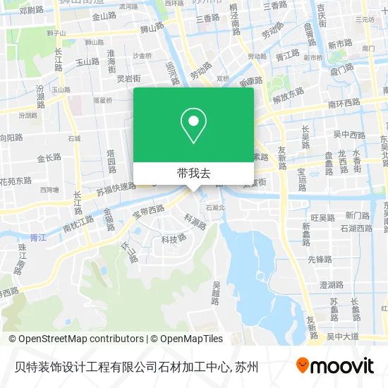 贝特装饰设计工程有限公司石材加工中心地图