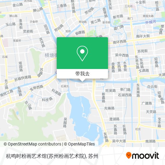 杭鸣时粉画艺术馆(苏州粉画艺术院)地图