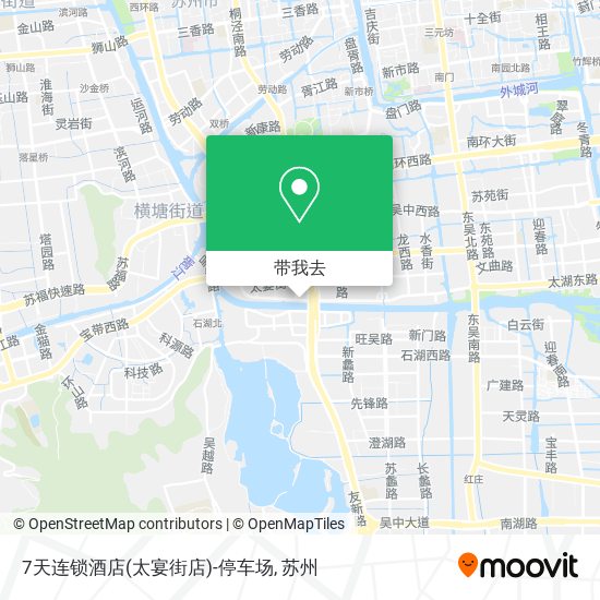 7天连锁酒店(太宴街店)-停车场地图