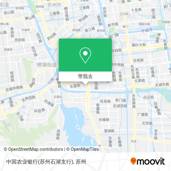 中国农业银行(苏州石湖支行)地图