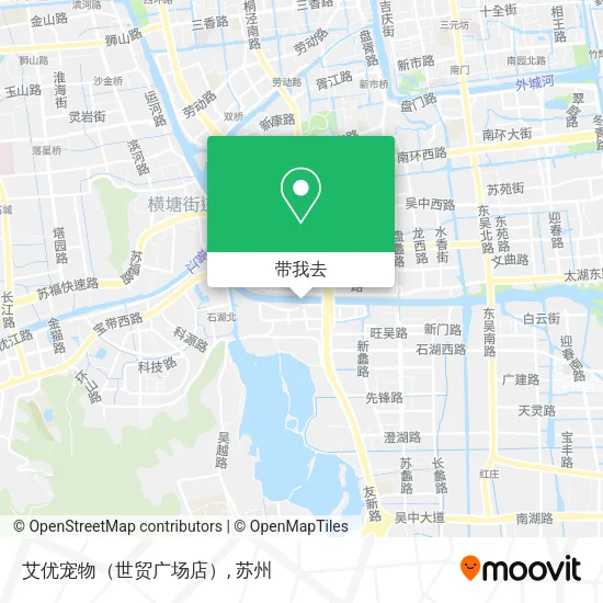 艾优宠物（世贸广场店）地图