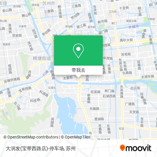 大润发(宝带西路店)-停车场地图