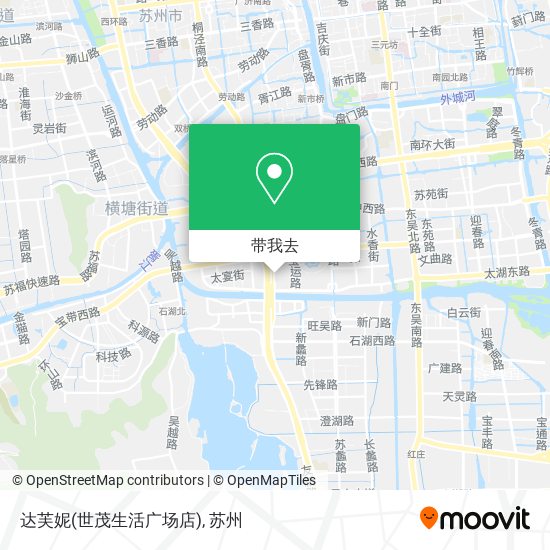 达芙妮(世茂生活广场店)地图