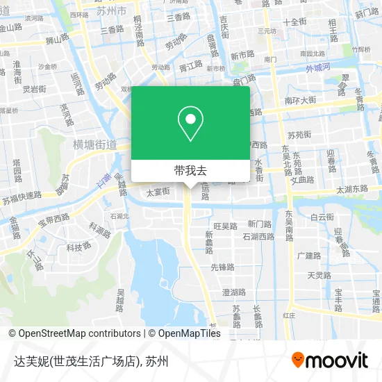 达芙妮(世茂生活广场店)地图