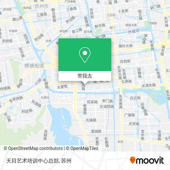 天目艺术培训中心总部地图