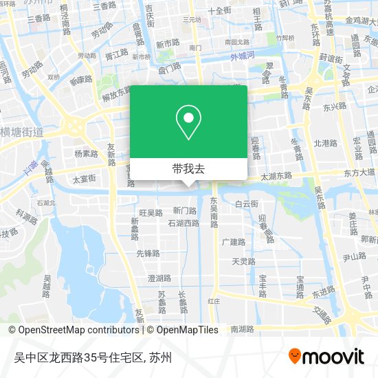 吴中区龙西路35号住宅区地图