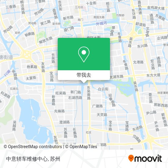 中意轿车维修中心地图
