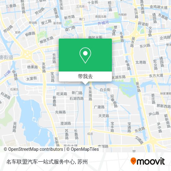 名车联盟汽车一站式服务中心地图