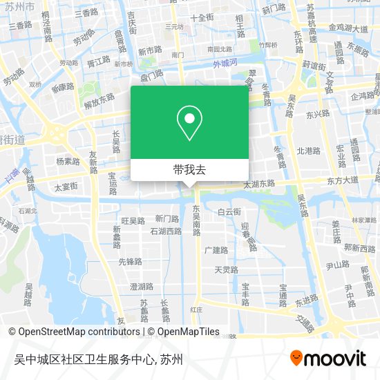 吴中城区社区卫生服务中心地图