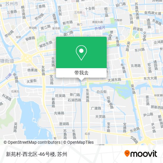 新苑村-西北区-46号楼地图