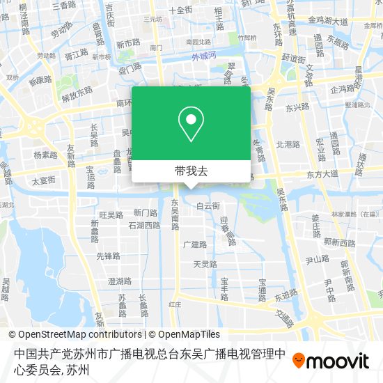 中国共产党苏州市广播电视总台东吴广播电视管理中心委员会地图