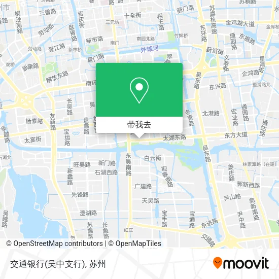 交通银行(吴中支行)地图