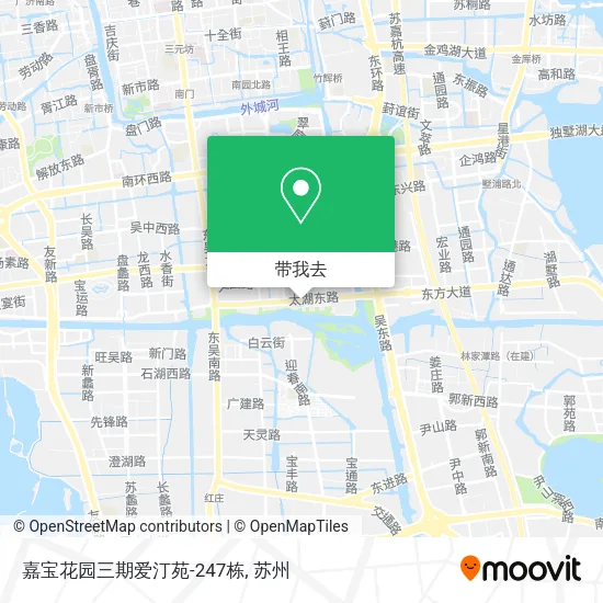 嘉宝花园三期爱汀苑-247栋地图