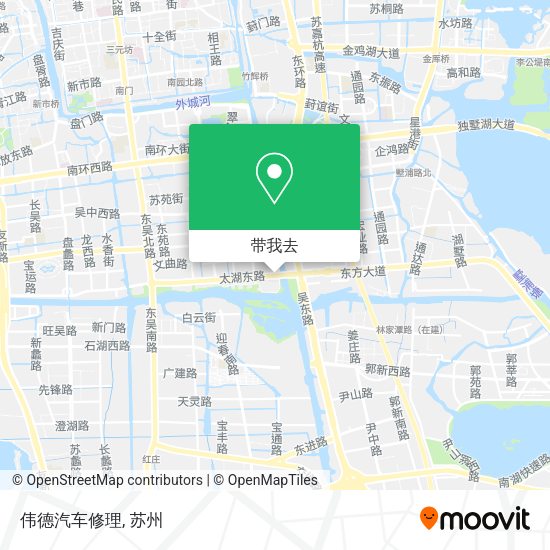 伟德汽车修理地图