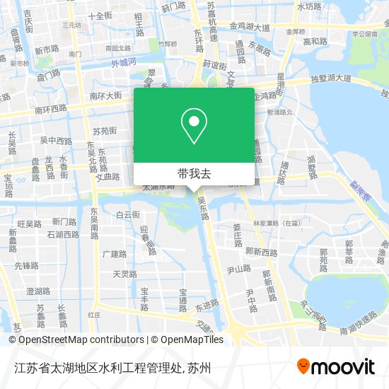 江苏省太湖地区水利工程管理处地图